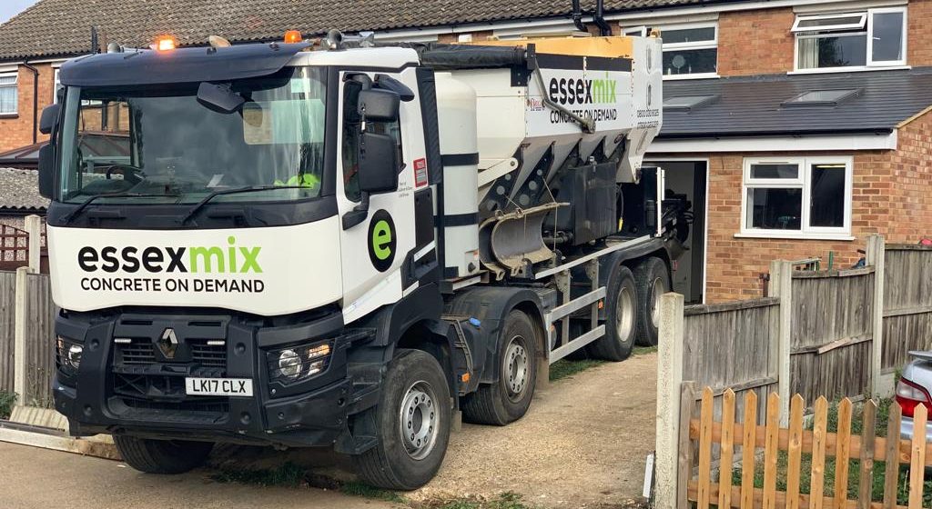 Essex Mix Concrete Pump Services onsite